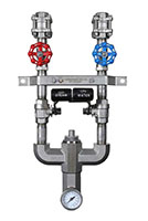 STVM® High Temperature Steam and Water Washdown Stations