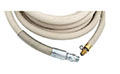 Hot Water Rated White Creamery Hose Assembly